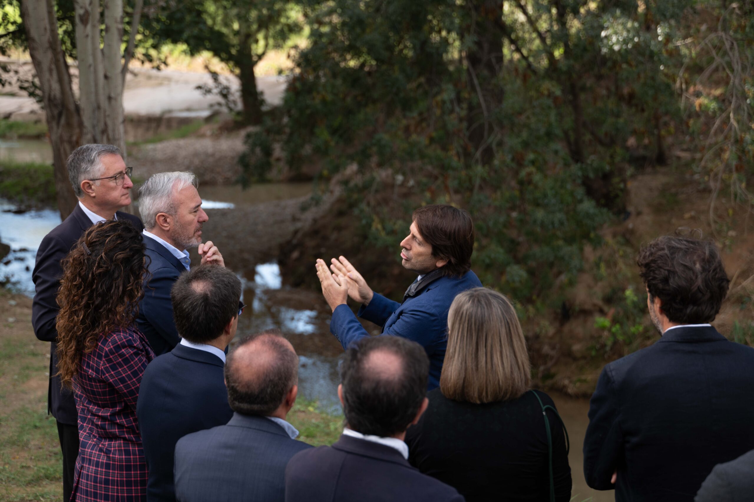 Presentación del Corredor Verde del río Huerva El presidente de Aragón visita el río Huerva durante la presentación del proyecto del Corredor Verde entre Cuarte y Zaragoza.