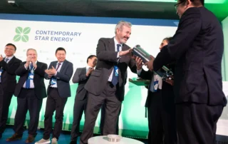 primera piedra de la futura gigafactoría de baterías de Stellantis